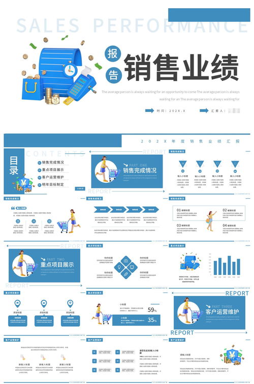 簡約黏土風銷售業(yè)績報告PPT 打造獨特業(yè)務(wù)展示新體驗